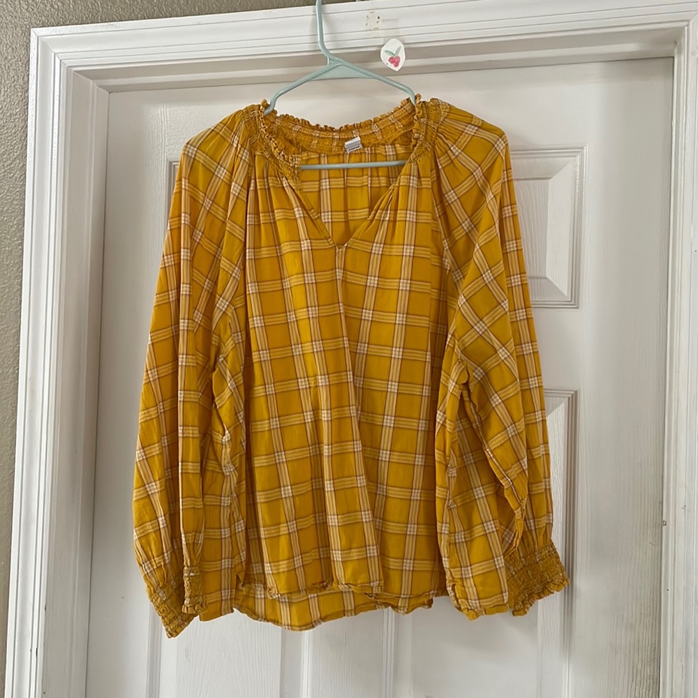 1XL plaid shirt from Old Navy